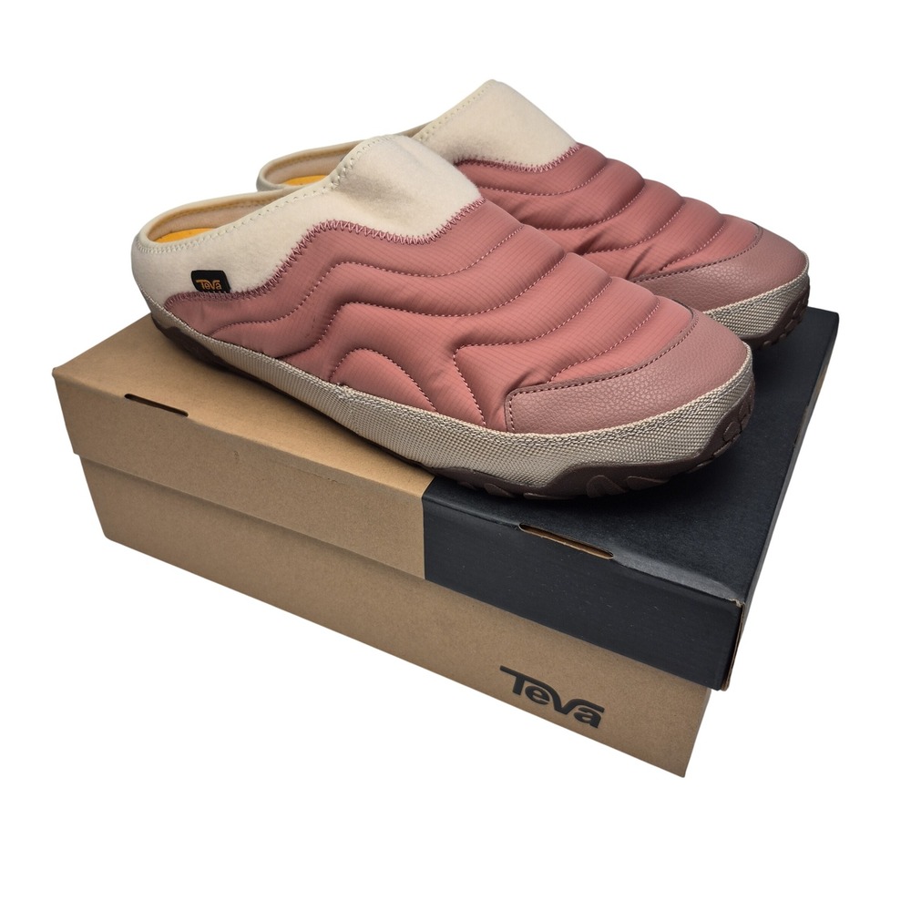 Teva ReEmber Terrain Slip On Quilted Bdbh Blush Pink Mules Shoes Men's Size 13